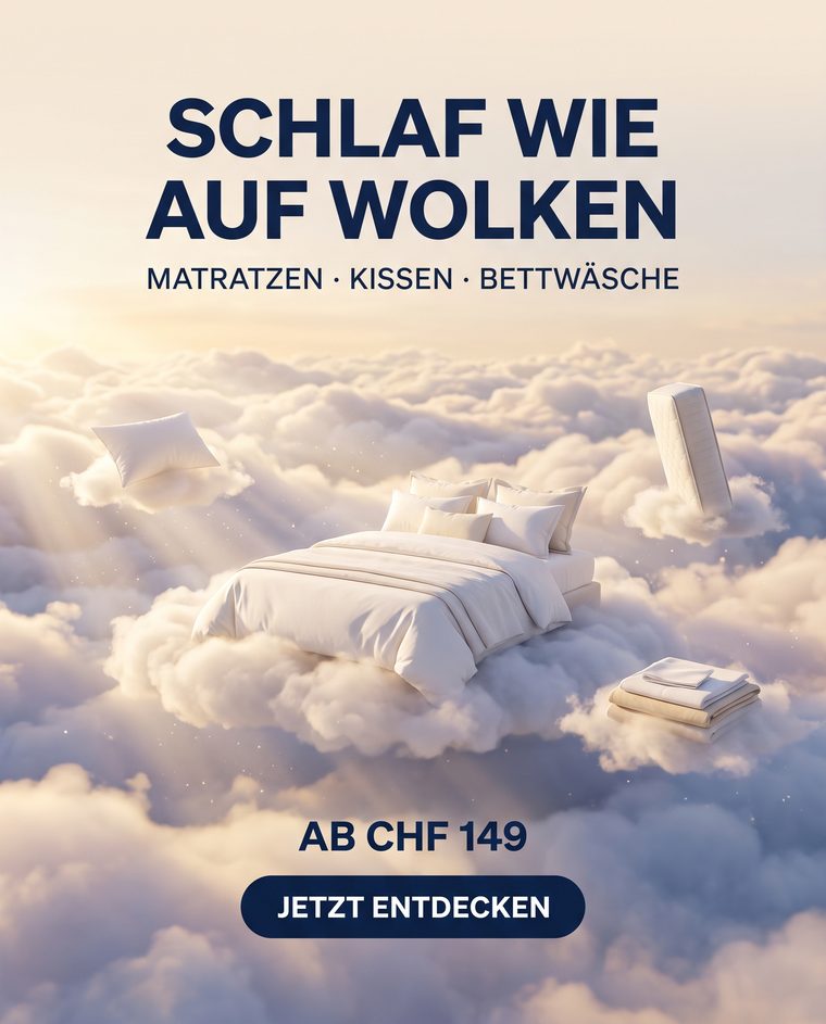 Kampagne Schlafprodukte
